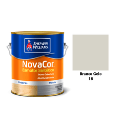 ESMALTE NOVACOR BRILHANTE BRANCO GELO 3,6L - Acroncolor