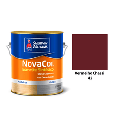 ESMALTE NOVACOR BRILHNATE VERMELHO CHASSI 3,6L - Acroncolor