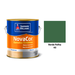 ESMALTE NOVACOR BRILHANTE VERDE FOLHA 3,6L - Acroncolor