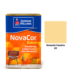 NOVACOR ACR EXTRA FOSCO AMARELO CANARIO 18L - Acroncolor