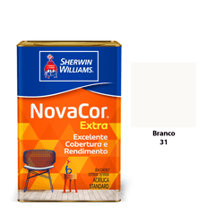 NOVACOR ACR EXTRA SEMI BRILHO BRANCO 18L - Acroncolor