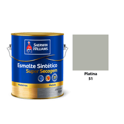 ESMALTE SUPER SECAGEM BRILHANTE PLATINA 3,6L - Acroncolor