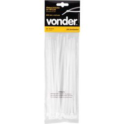 VONDER ABRAÇADEIRA NYLON 200X4,8 BRANCA 20PÇS - Acroncolor