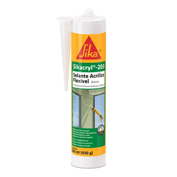 SIKA SIKACRYL 203 SELANTE FLEXIVEL BRANCO 280ML - Acroncolor