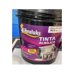 LIBRALUKS TINTA ACRILICA BRANCO 16LTS - Acroncolor