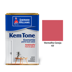 KEM TONE FOSCO VERMELHO CEREJA 18L - Acroncolor