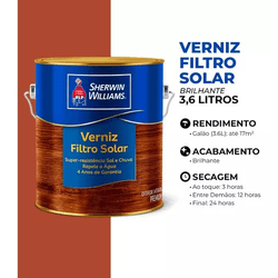VERNIZ FILTRO SOLAR BRILHANTE MOGNO 3,6L SW - Acroncolor