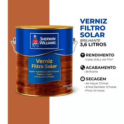 VERNIZ FILTRO SOLAR BRILHANTE IMBUIA 3,6L SW - Acroncolor