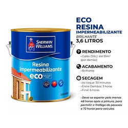 RESINA IMPERMEABILIZANTE ECO INCOLOR 3,6L - Acroncolor