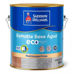 ESMALTE BASE D AGUA ACETINADO PRETO 3,6L - Acroncolor