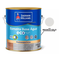 ESMALTE BASE D AGUA BRILHANTE BRANCO GELO 3,6L - Acroncolor