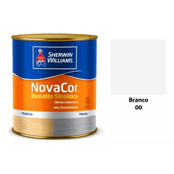 ESMALTE NOVACOR BRILHANTE BRANCO 225ML - Acroncolor