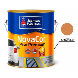 NOVACOR PISO PREMIUM AMARELO 900ML - Acroncolor