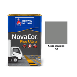 NOVACOR PISO ULTRA CINZA CHUMBO 18L - Acroncolor