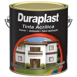 DURAPLAST TINTA ACRILICA BRANCO 3,6L - Acroncolor