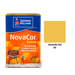 NOVACOR ACR EXTRA FOSCO AMARELO SOL 18L - Acroncolor
