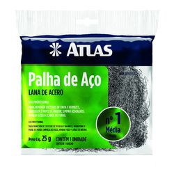 ATLAS PALHA DE AÇO MEDIA N°1 - Acroncolor
