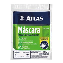 ATLAS MASCARA DE FELTRO COM VALVULA CARVAO - Acroncolor
