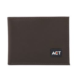 Carteira em Couro Act Footwear - Café - ACT Footwear