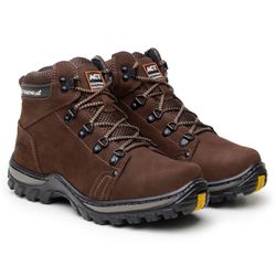 Bota Unissex De Couro Robust Act Footwear Café - ACT Footwear