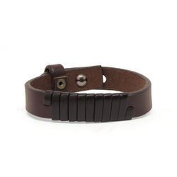 Pulseira Em Couro - Café Laço - ACT Footwear