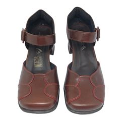 Sapato Marina - Chocolate com carmim - A de Acessórios | Sapatos Femininos