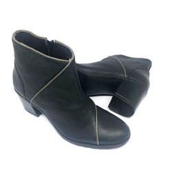 Bota Débora - Preta com Kiwi - A de Acessórios | Sapatos Femininos