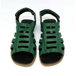 Sandália Rasteira Amanda - Verde Militar - A de Acessórios | Sapatos Femininos