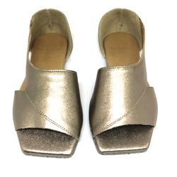 Sandália Rasteira Sophie - Prata Velho - A de Acessórios | Sapatos Femininos