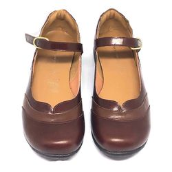 Sapatilha Boneca Simone - Chocolate com Casca - A de Acessórios | Sapatos Femininos