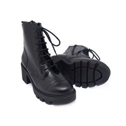 Bota Luisa - coturno preto - A de Acessórios | Sapatos Femininos