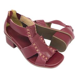 Sandália Diana - Burgundy - A de Acessórios | Sapatos Femininos
