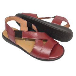 Sandália Laís - Carmim - A de Acessórios | Sapatos Femininos