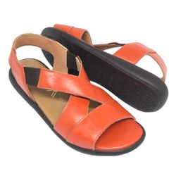 Sandália Laís - laranja - A de Acessórios | Sapatos Femininos