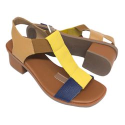 Sandália Thais - Tricolor - A de Acessórios | Sapatos Femininos