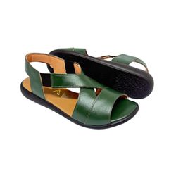 Sandália Laís - Verde Musgo - A de Acessórios | Sapatos Femininos