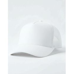 Boné Truker de Tela Branco - bnetrukerbranco - Adrenalina Drop