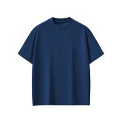 Camiseta Oversized 100% Algodão 30.1 Marinho - CMS... - Adrenalina Drop