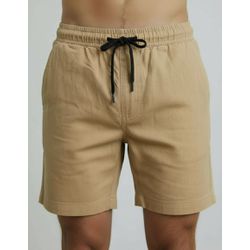 Short Linho Masculino Bege - ShtlinhoBege - Adrenalina Drop