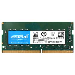 MEMORIA RAM NOTEBOOK DDR4 16GB CRUCIAL CB16GS2666 ... - Adriana Eletro – Sua melhor escolha em produtos de informática.