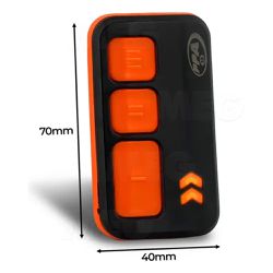 Controle Remoto Stone 3B (Pretp / Laranja) - STONE... - ADVANCE | Seu Distribuidor PPA
