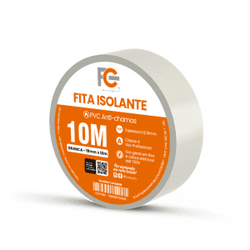 Fita Isolante Anti Chamas 19mm X 10m - Branca - FC... - ADVANCE | Seu Distribuidor PPA