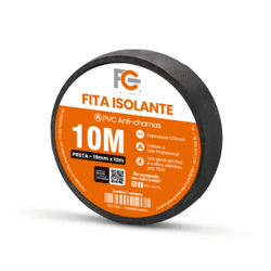 Fita Isolante Anti Chamas 19mm x 10m - Preta - FCF... - ADVANCE | Seu Distribuidor PPA