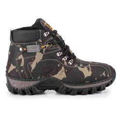 Bota Masculina Adventure Camuflada Verde - Adventure Shoes | Loja Especializada em Calçados Adventure