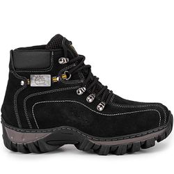 Bota Masculina Adventure Preto em Couro - Adventure Shoes | Loja Especializada em Calçados Adventure