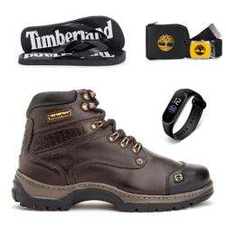 Kit com Bota Adventure + Chinelo + Carteira e Cinto - Adventure Shoes | Loja Especializada em Calçados Adventure