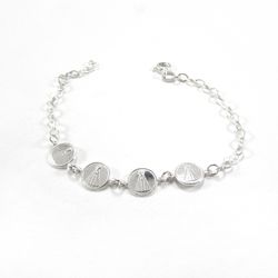 Pulseira De Nossa Senhora Em Prata 925 - 20000809 - Ágata de Prata