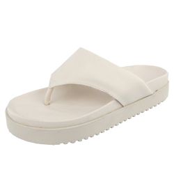 Flatform Búzios Toe Sandals OffWhite - Agnes Veronez
