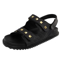 Papete Egito Velcro Detalhe Triagulo Preto - Agnes Veronez