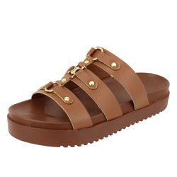Flatform Florença Anatômica Metal Caramelo - Agnes Veronez